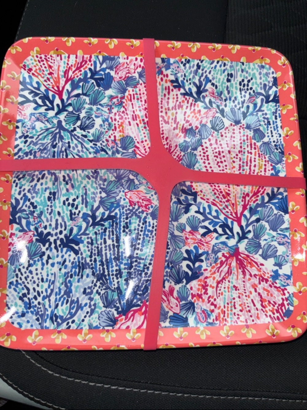 Set of 4 NEW Lilly Pulitzer Plates